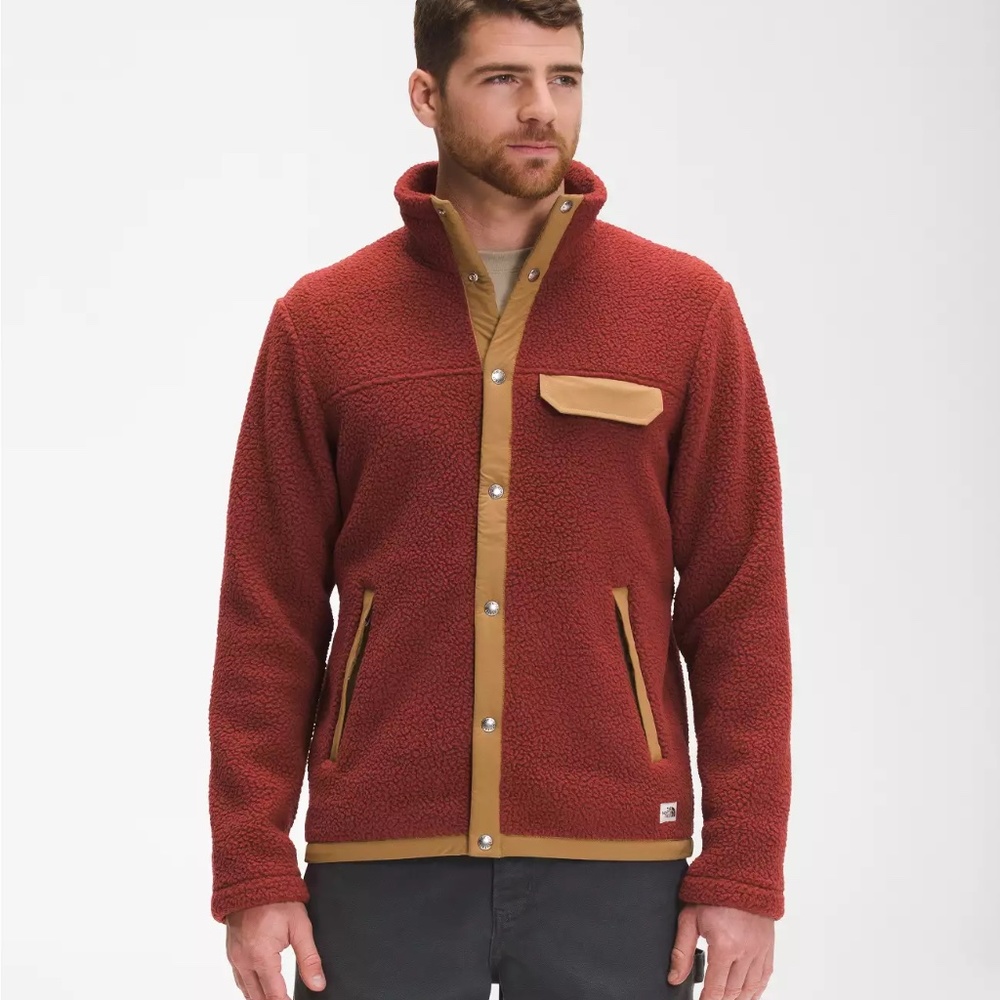 The North Face Cragmont Snap Jacket - Men's - NWT - Brick Red/Brown